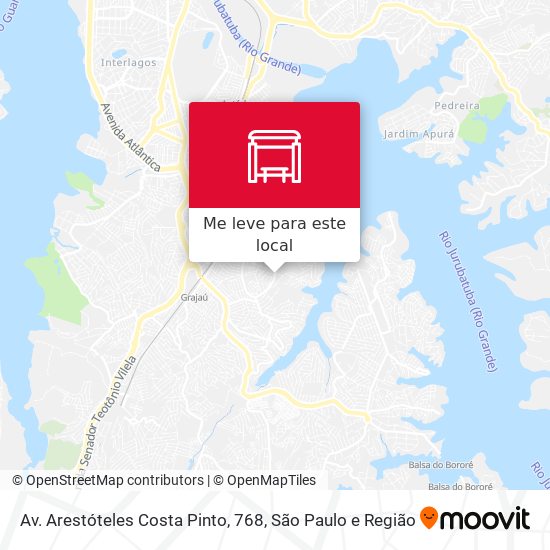Av. Arestóteles Costa Pinto, 768 mapa