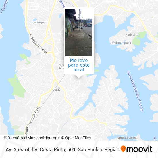 Av. Arestóteles Costa Pinto, 501 mapa