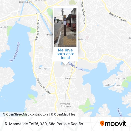 R. Manoel de Teffé, 330 mapa