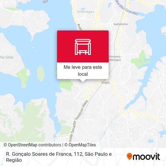 R. Gonçalo Soares de Franca, 112 mapa
