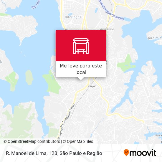 R. Manoel de Lima, 123 mapa