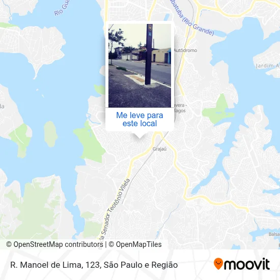 R. Manoel de Lima, 123 mapa