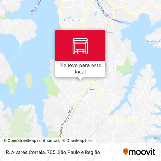 R. Álvares Correia, 705 mapa