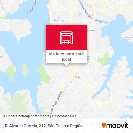 R. Álvares Correia, 212 mapa