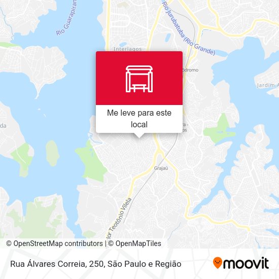 Rua Álvares Correia, 250 mapa