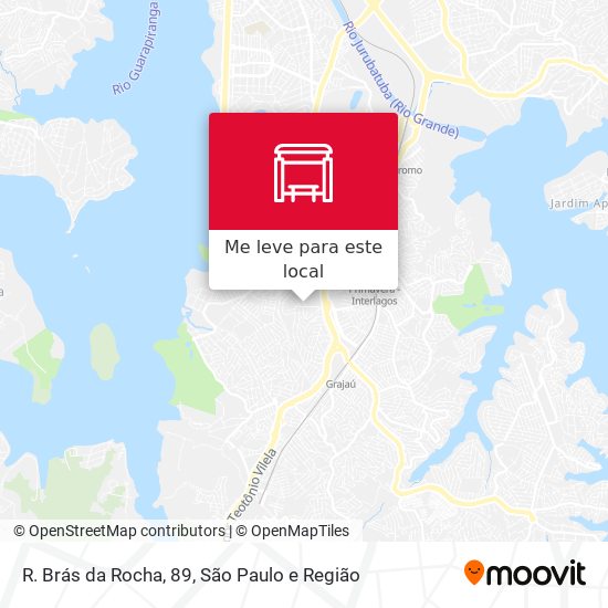 R. Brás da Rocha, 89 mapa