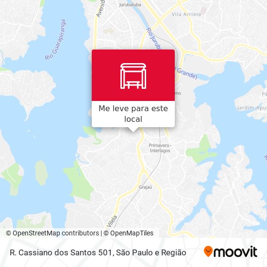 R. Cassiano dos Santos 501 mapa