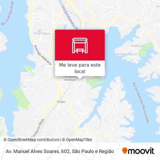 Av. Manuel Alves Soares, 602 mapa