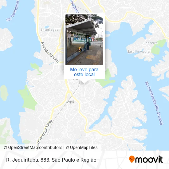 R. Jequirituba, 883 mapa