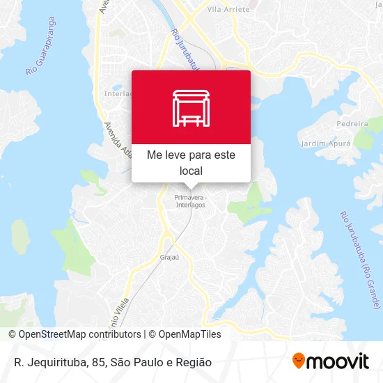 R. Jequirituba, 85 mapa