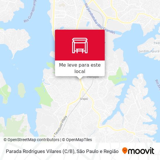 Parada Rodrigues Vilares (C/B) mapa