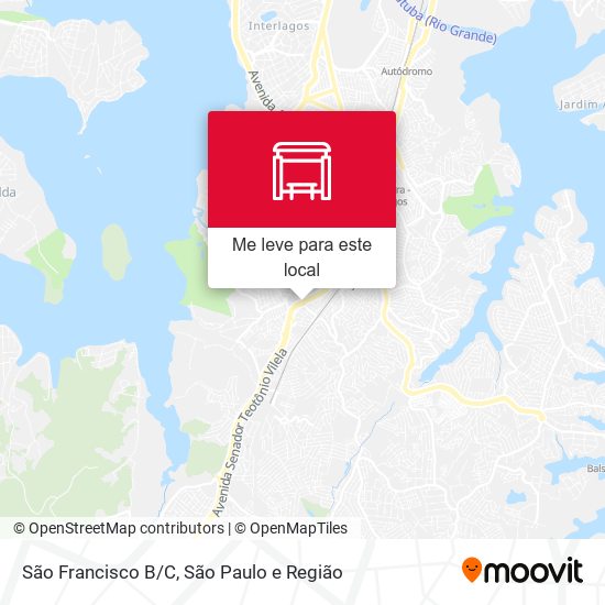 São Francisco B/C mapa