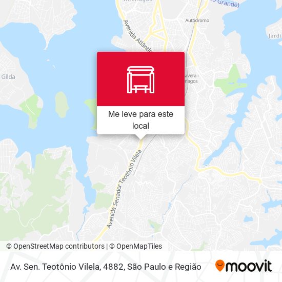 Av. Sen. Teotônio Vilela, 4882 mapa