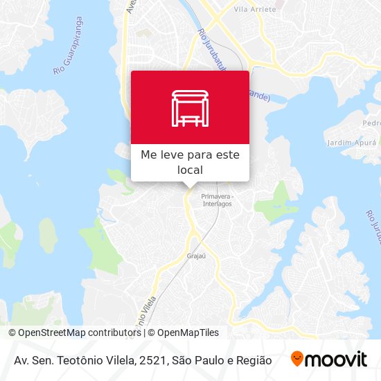 Av. Sen. Teotônio Vilela, 2521 mapa