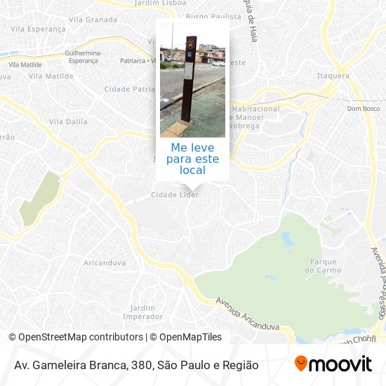 Av. Gameleira Branca, 380 mapa