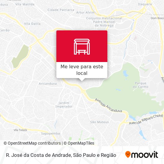 R. José da Costa de Andrade mapa