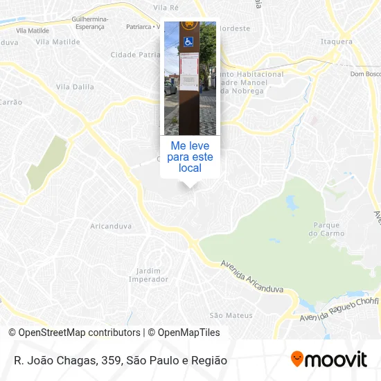 R. João Chagas, 359 mapa