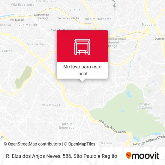 R. Elza dos Anjos Neves, 586 mapa