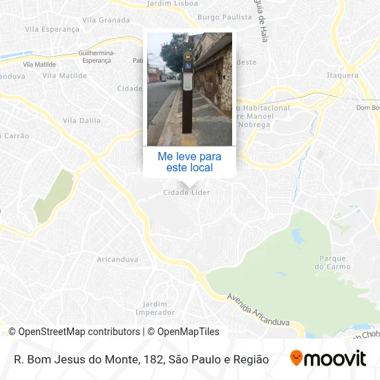 R. Bom Jesus do Monte, 182 mapa
