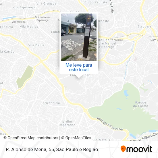 R. Alonso de Mena, 55 mapa