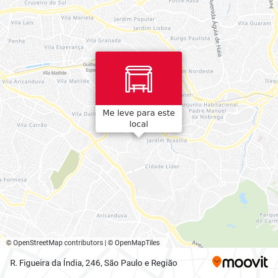 R. Figueira da Índia, 246 mapa