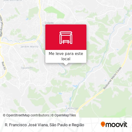 R. Francisco José Viana mapa