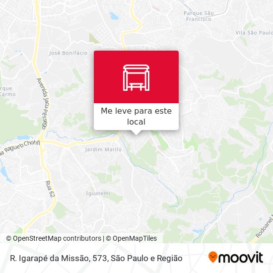 R. Igarapé da Missão, 573 mapa