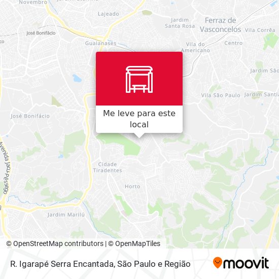 R. Igarapé Serra Encantada mapa