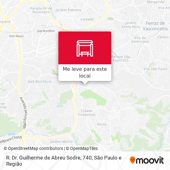 R. Dr. Guilherme de Abreu Sodre, 740 mapa