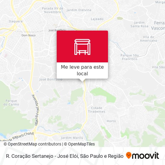 R. Coração Sertanejo - José Elói mapa