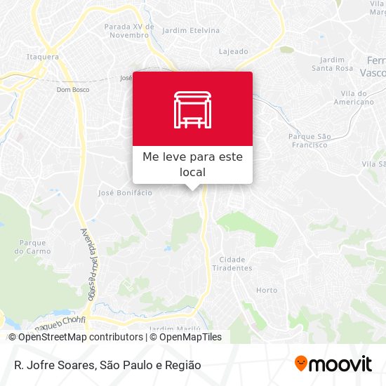 R. Jofre Soares mapa