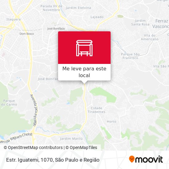 Estr. Iguatemi, 1070 mapa