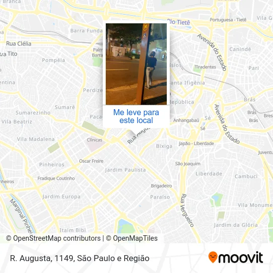 R. Augusta, 1149 mapa