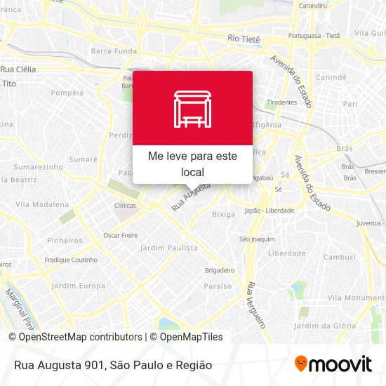 Rua Augusta 901 mapa