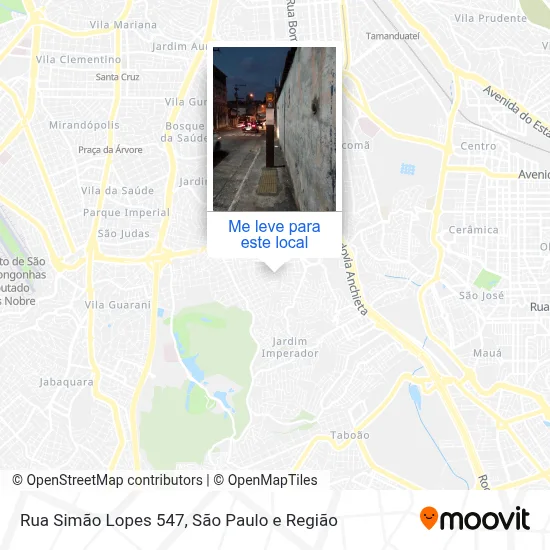 Rua Simão Lopes 547 mapa