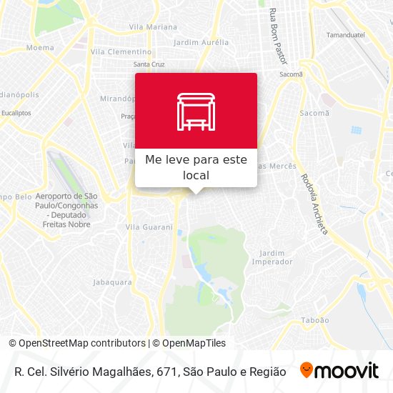 R. Cel. Silvério Magalhães, 671 mapa