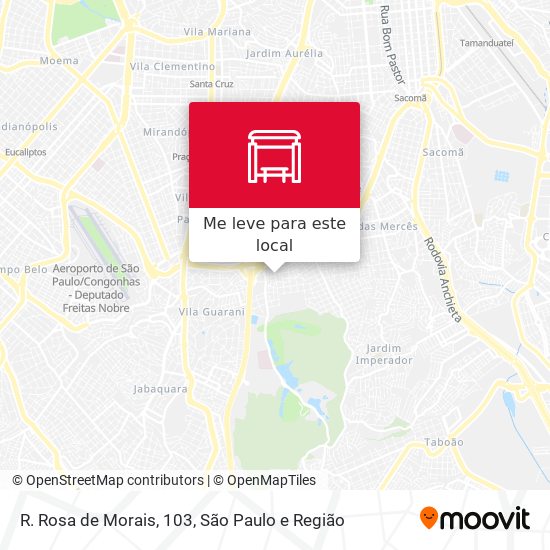R. Rosa de Morais, 103 mapa