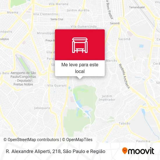 R. Alexandre Aliperti, 218 mapa