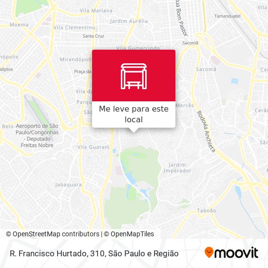 R. Francisco Hurtado, 310 mapa