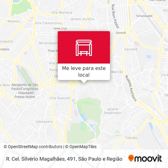 R. Cel. Silvério Magalhães, 491 mapa