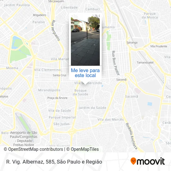 R. Vig. Albernaz, 585 mapa