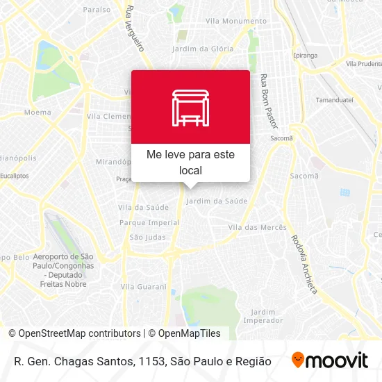 R. Gen. Chagas Santos, 1153 mapa