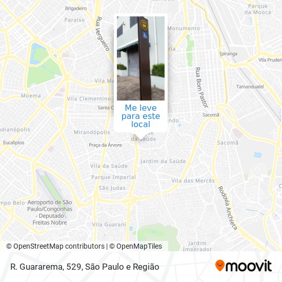 R. Guararema, 529 mapa