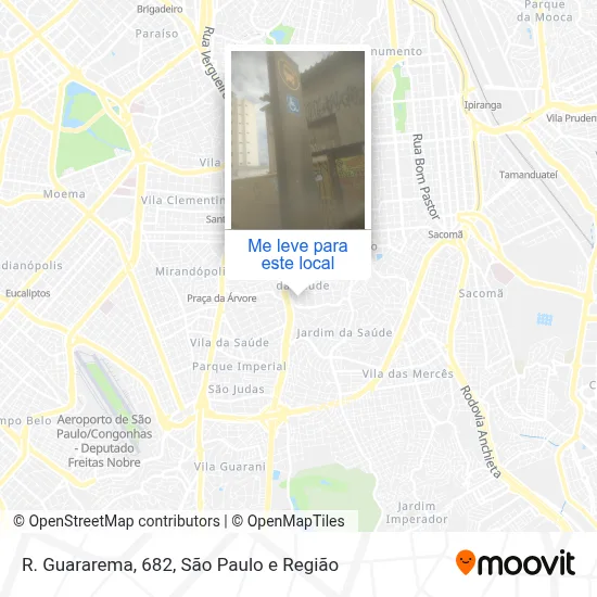 R. Guararema, 682 mapa