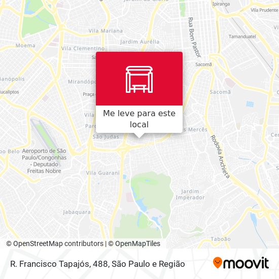 R. Francisco Tapajós, 488 mapa