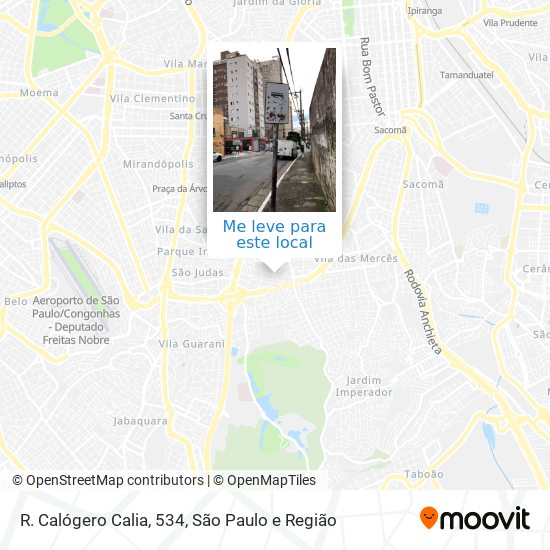 R. Calógero Calia, 534 mapa