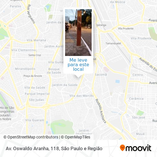 Av. Oswaldo Aranha, 118 mapa