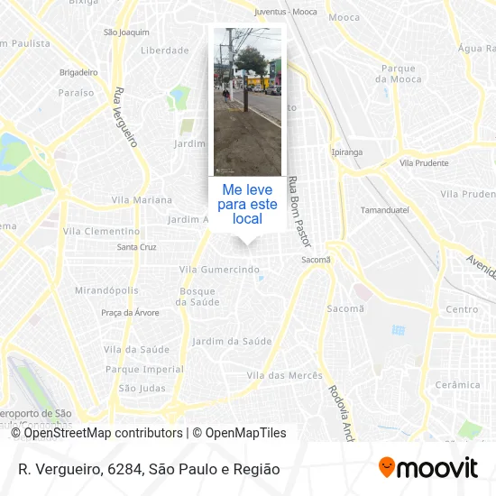 R. Vergueiro, 6284 mapa
