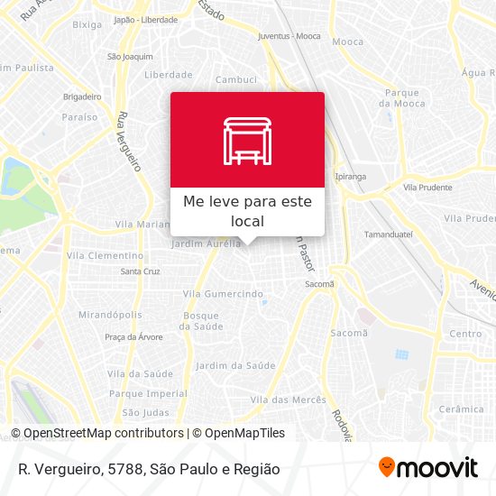 R. Vergueiro, 5788 mapa