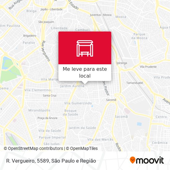 R. Vergueiro, 5589 mapa